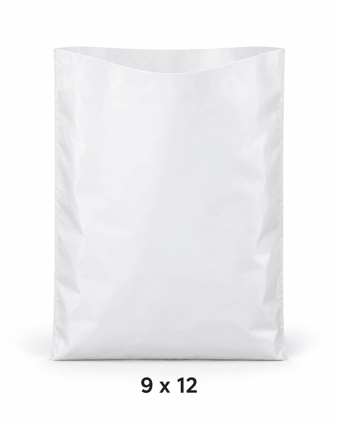 Open Bag, size 9 by 12, for approximately two-kilogram packaging.